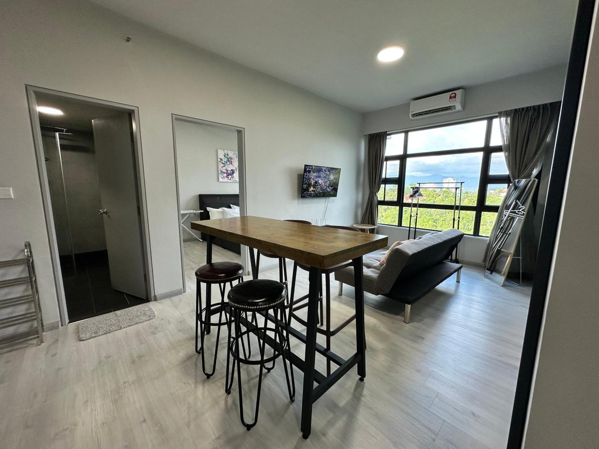 L Homestay Jesseltonquay Jq Kk City亚庇市区中心民宿2房1厕 كوتا كينابالو المظهر الخارجي الصورة